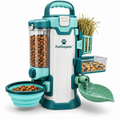 Furlivopets™ OmniFeast™ 6-in-1 Multi-Pet Travel Feeding Station | Portable Food & Water System for Dogs, Cats, Rabbits, Birds & Reptiles