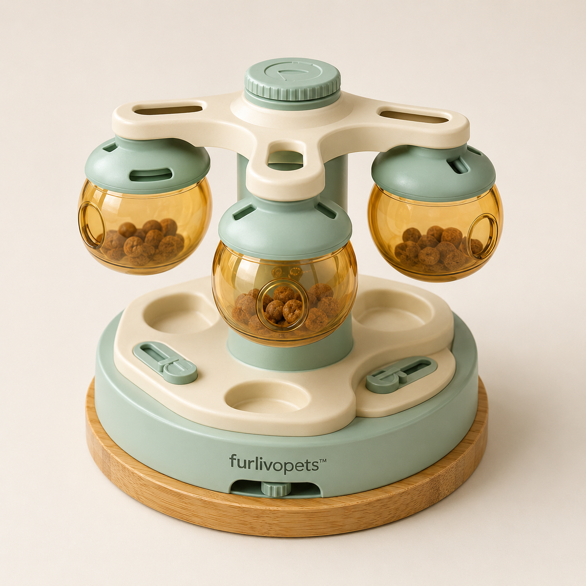 Furlivopets™ Spin & Seek Multi-Pet Foraging Carousel