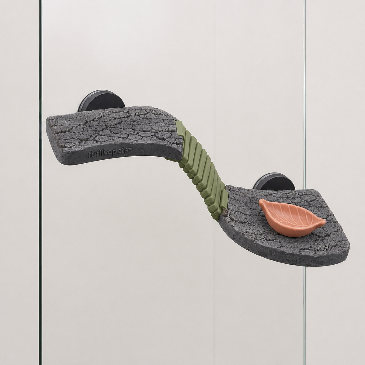 Furlivopets™ Canopy Trail Magnetic Reptile Climbing Ledge
