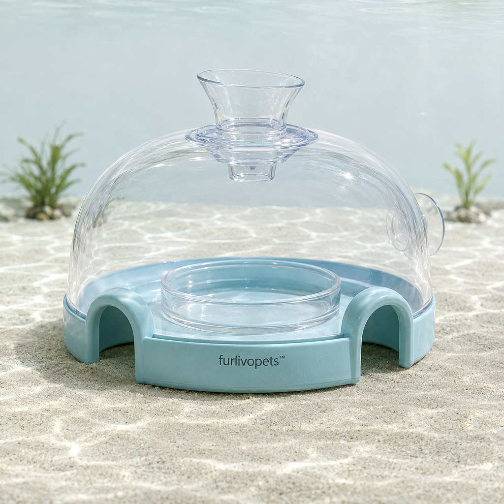 Furlivopets™ AquaView Shrimp Feeding Observatory