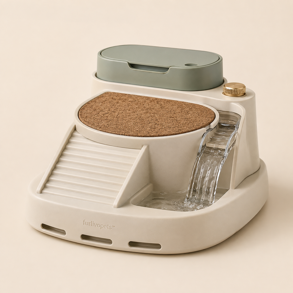 Furlivopets™ CascadeShell Basking Filter Isle