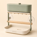 Furlivopets™ Rainleaf Window-Mounted Bird Shower Perch