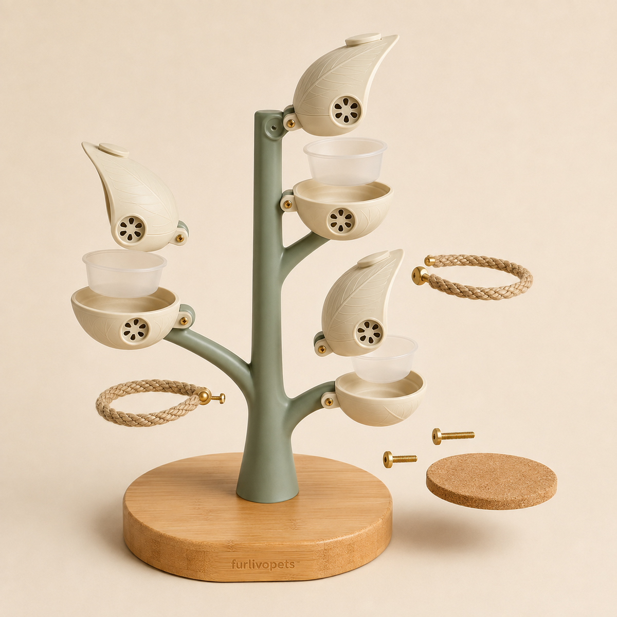 Furlivopets™ CanopyNest Foraging Tower