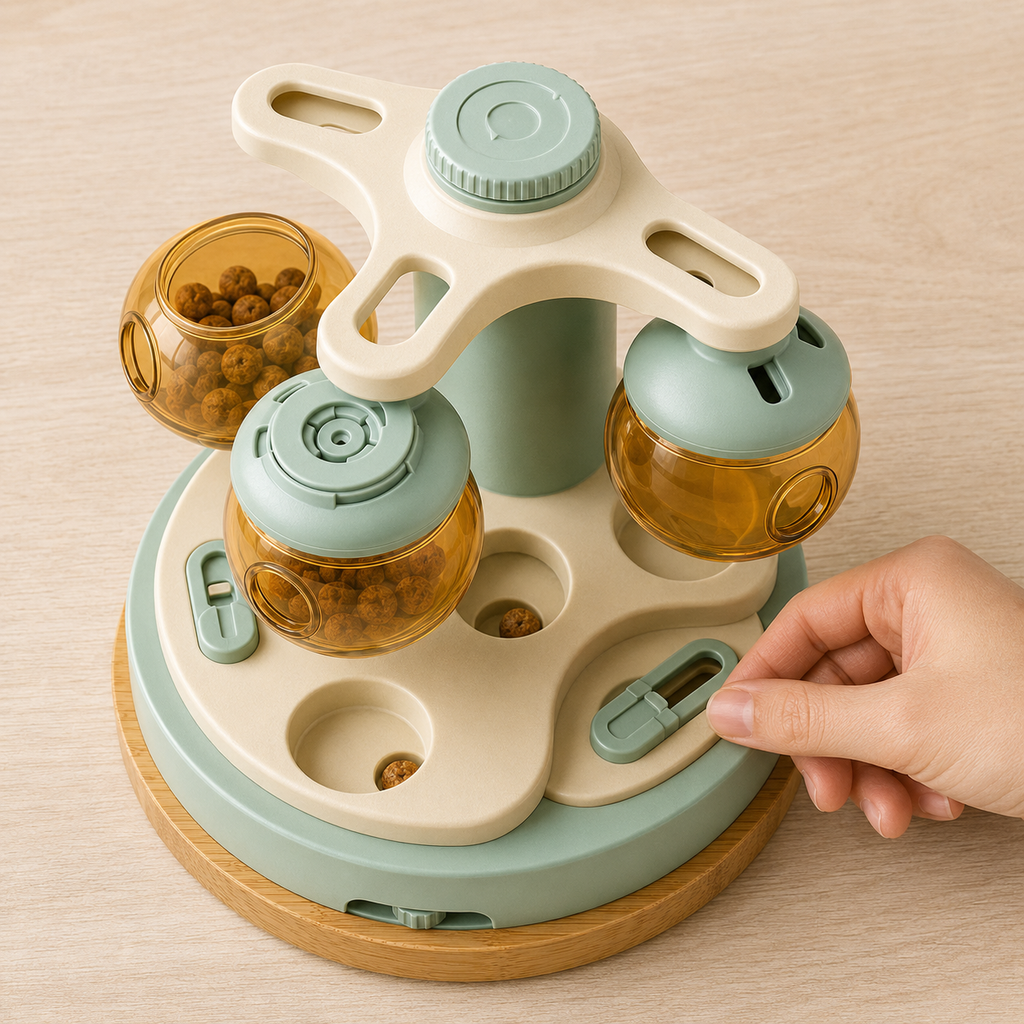 Furlivopets™ Spin & Seek Multi-Pet Foraging Carousel
