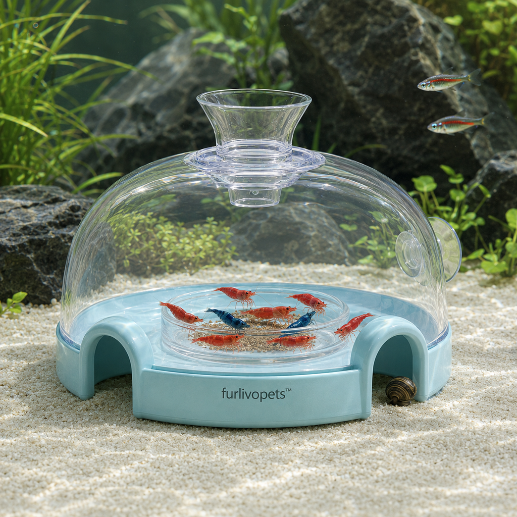 Furlivopets™ AquaView Shrimp Feeding Observatory