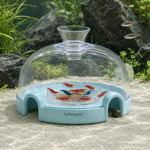 Furlivopets™ AquaView Shrimp Feeding Observatory