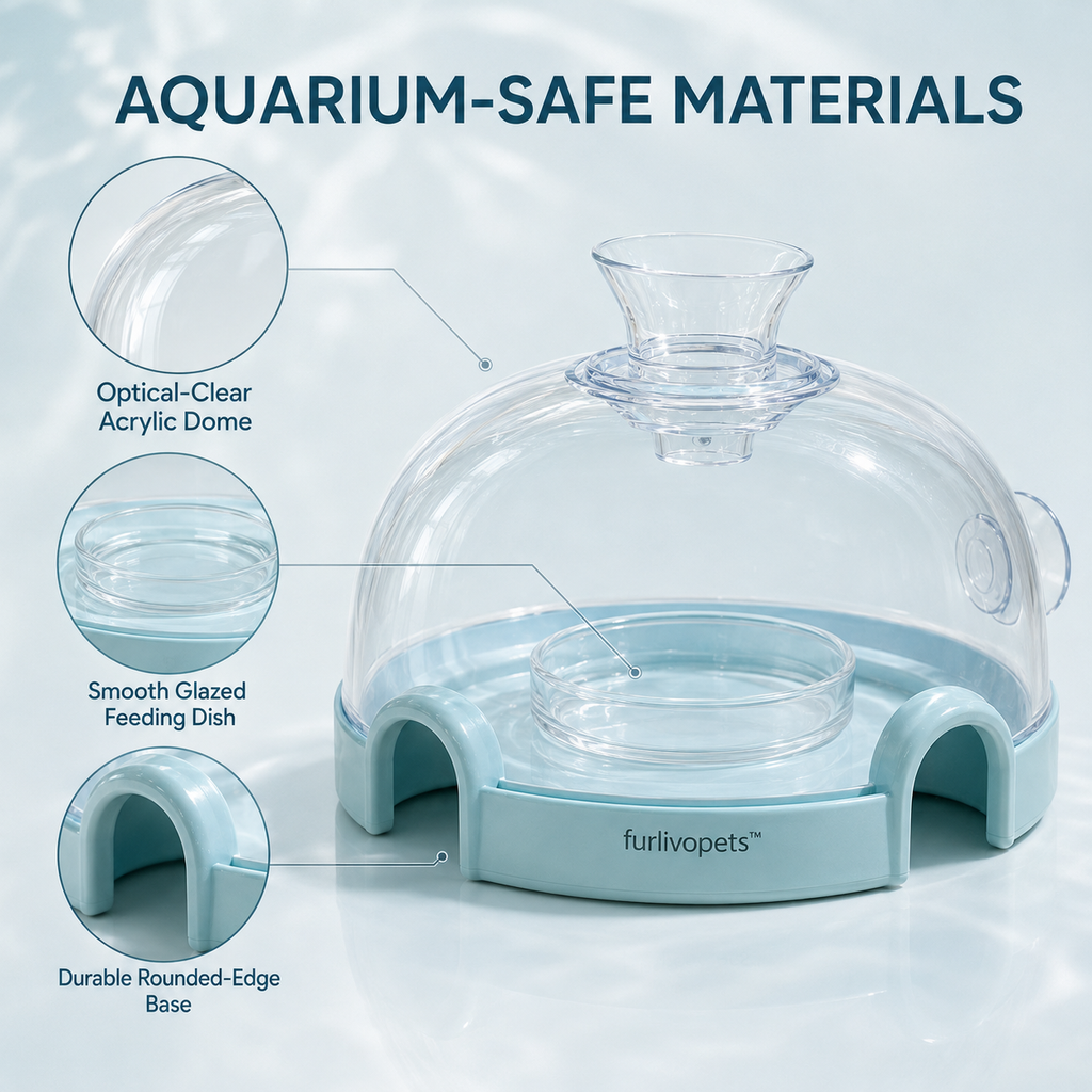 Furlivopets™ AquaView Shrimp Feeding Observatory