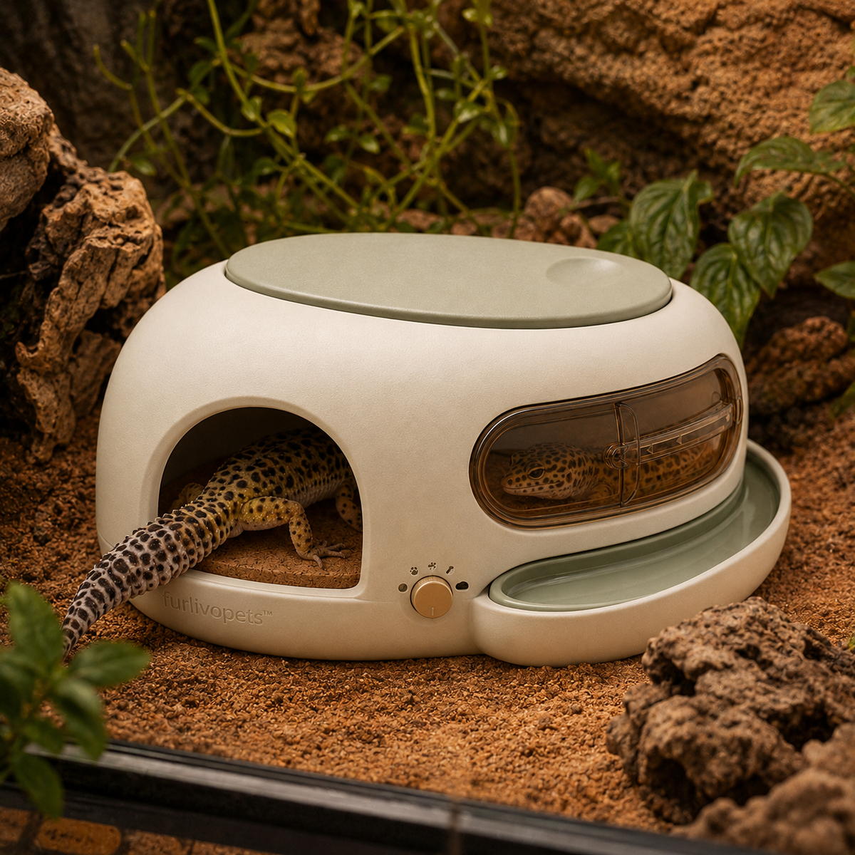 Furlivopets™ DewVault Humidity Hide Observatory