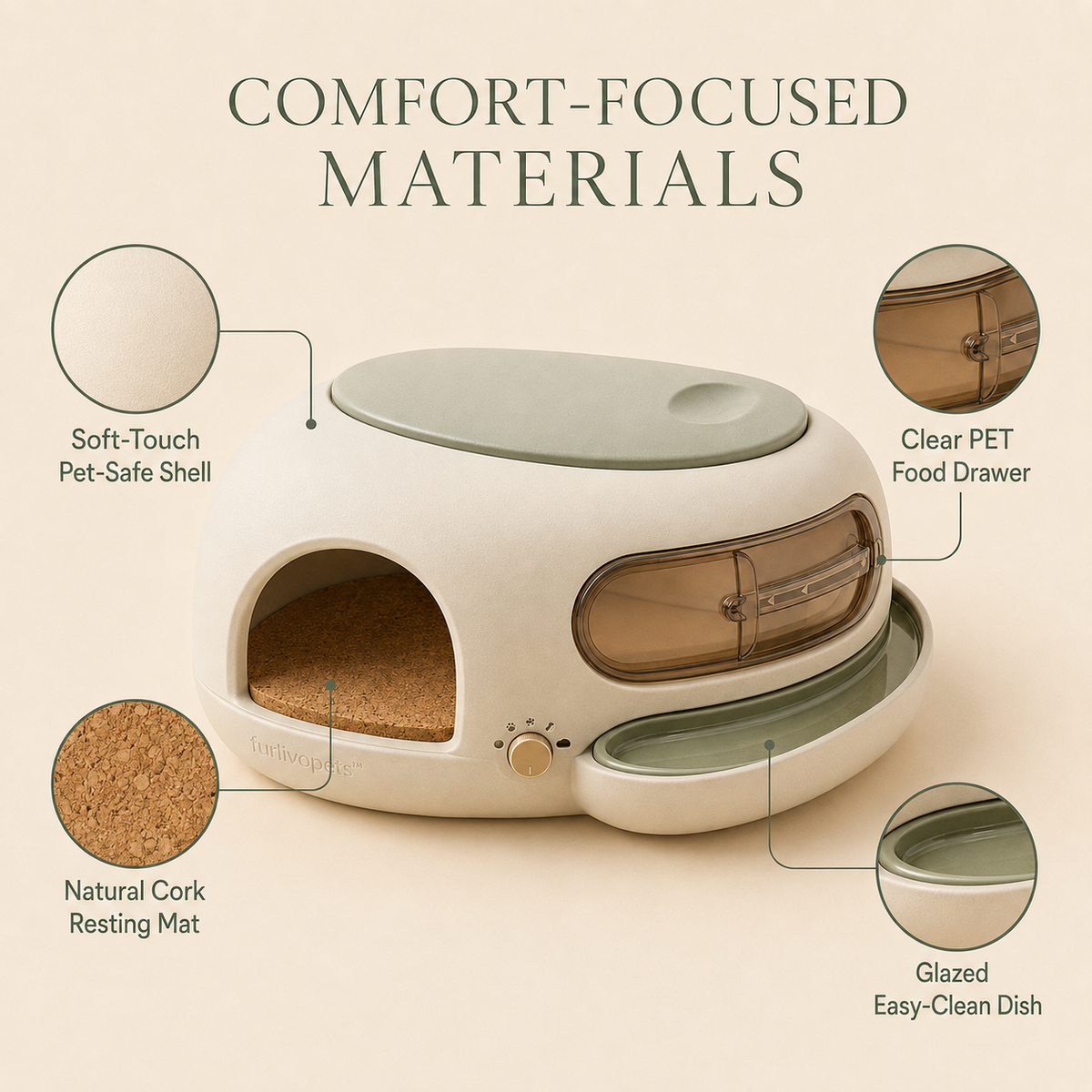 Furlivopets™ DewVault Humidity Hide Observatory