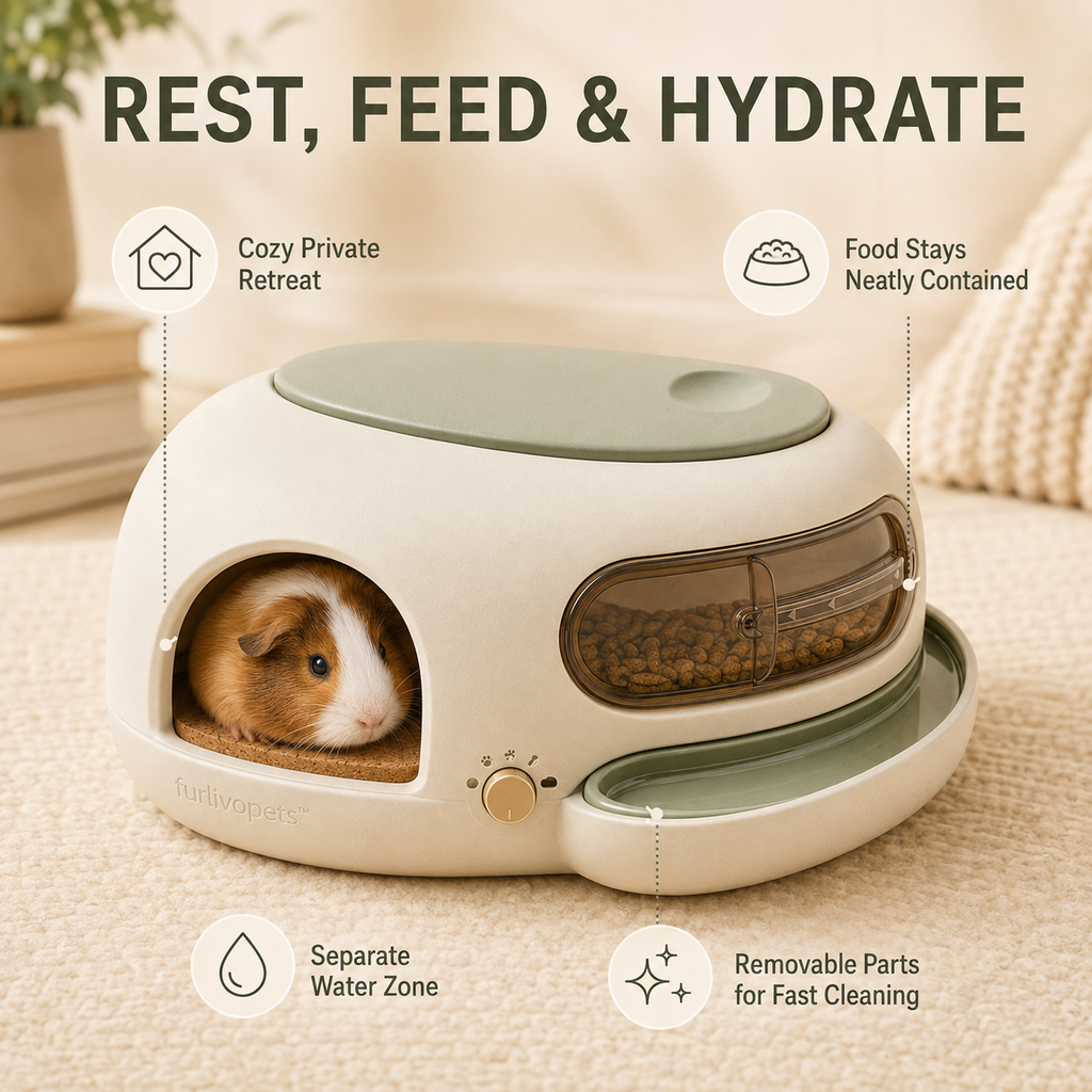 Furlivopets™ DewVault Humidity Hide Observatory
