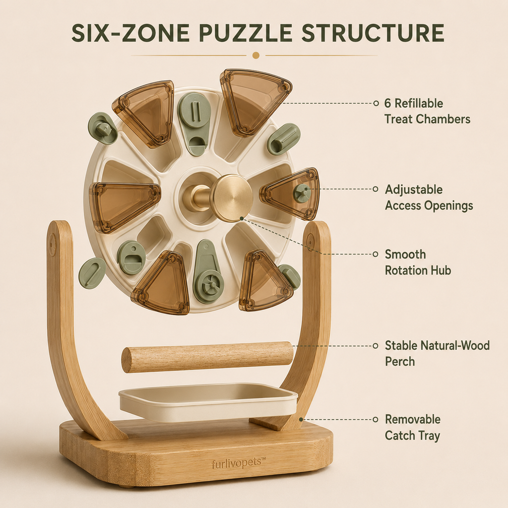Furlivopets™ NutOrbit Puzzle Wheel